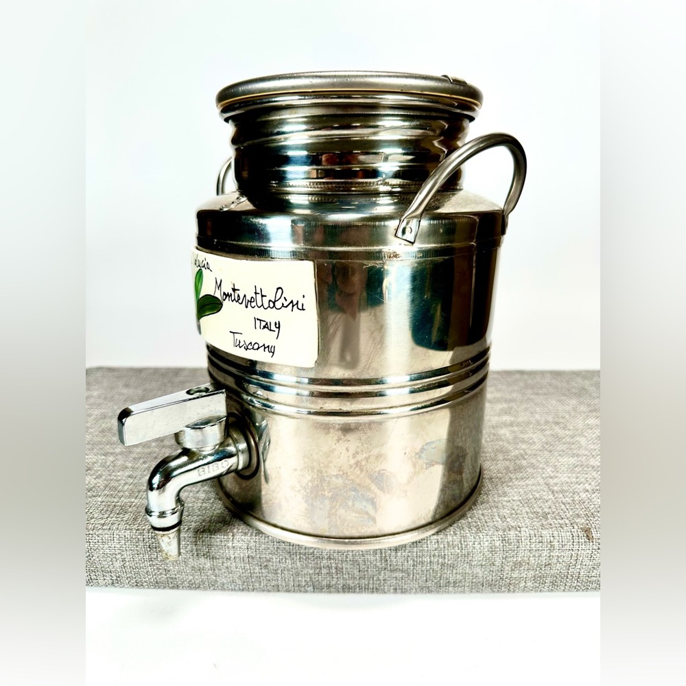 RARE Professional Grade Stainless Steel Olive Oil Dispenser Italy 3L - Picture 6 of 16